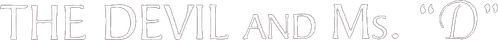 The Devil and Ms. D logo