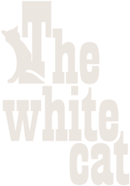 Un chat blanc logo