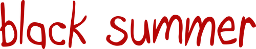 검은 여름 logo