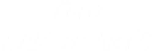 Two Blue Hearts logo