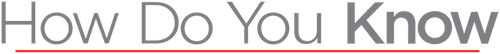 How Do You Know logo