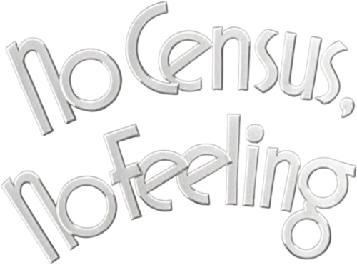 No Census, No Feeling logo