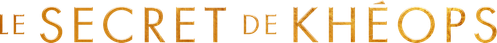Le Secret de Khéops logo