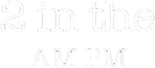 2 in the AM PM logo