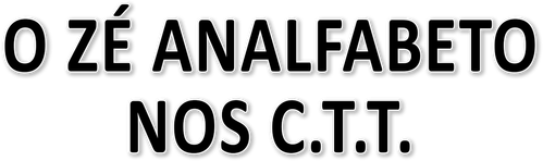 O Zé Analfabeto nos CTT logo