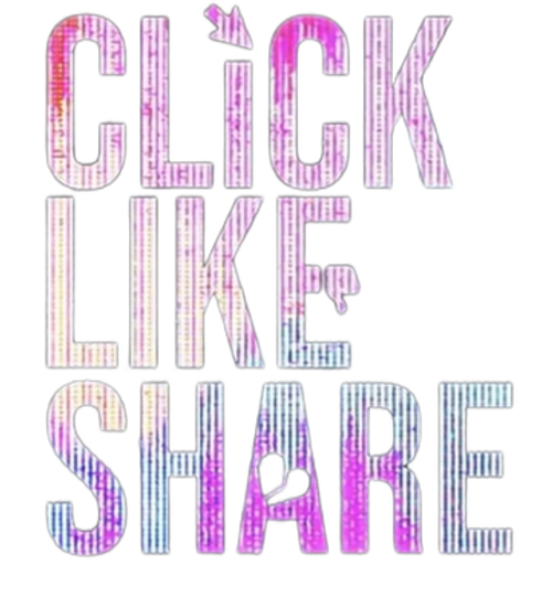 Click, Like, Share logo