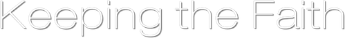 Keeping the Faith logo
