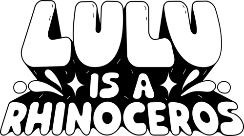 Lulu Is a Rhinoceros logo