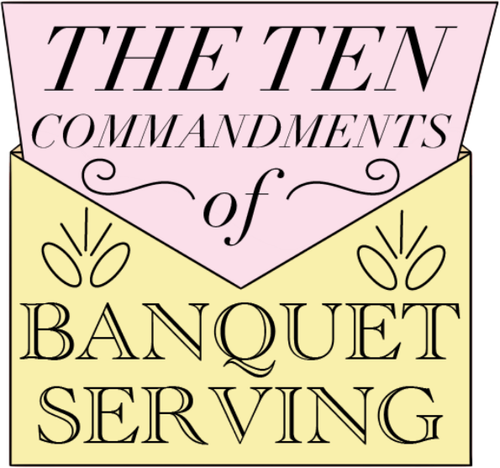 The Ten Commandments of Banquet Serving logo