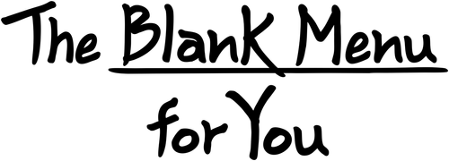 The Blank Menu for You logo