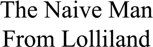 The Naive Man From Lolliland logo