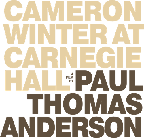 Cameron Winter at Carnegie Hall logo