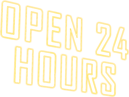 Open 24 Hours logo