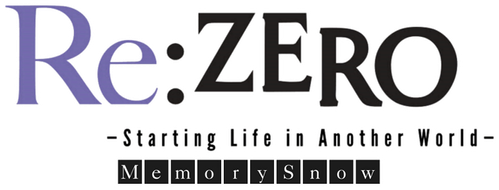 Re:ZERO –Starting Life in Another World– Memory Snow logo