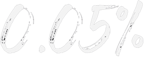 0.05% logo