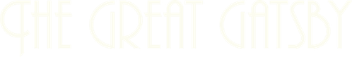 Gatsby le magnifique logo