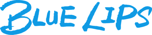 蓝嘴唇 logo
