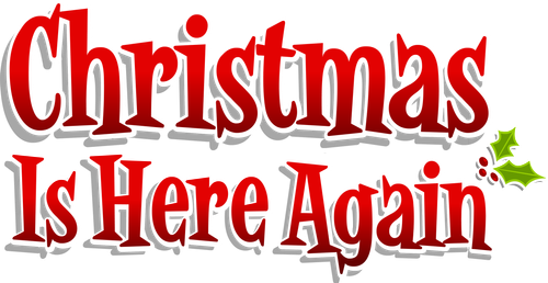 Christmas Is Here Again logo