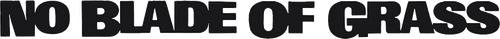 No Blade of Grass logo
