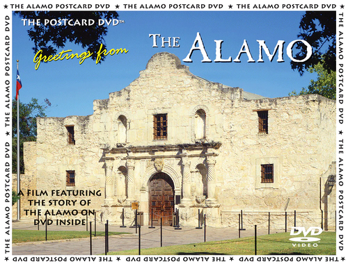 Greetings from The Alamo-DVD Postcard logo