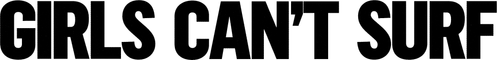 Girls Can't Surf logo