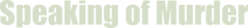 Speaking of Murder logo