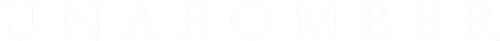 UNABOMBER logo