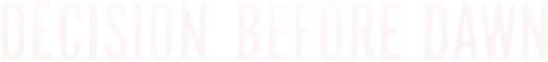 Decision Before Dawn logo