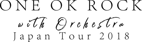 ONE OK ROCK with Orchestra Japan Tour 2018 logo